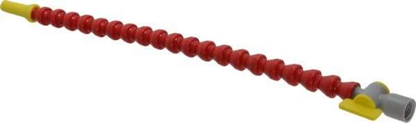 Value Collection - 3 Piece, 13" Hose Length, 1/4" ID, POM Coolant Hose Kit - 1/4 NPT, Round Nozzle, For Snap Flow Modular Hose Systems - USA Tool & Supply