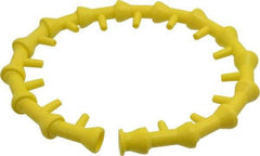 Value Collection - 1/4" Hose Inside Diam x 1/4" Nozzle Diam, Coolant Hose Nozzle Kit - For Use with Snap Together Hose System, 16 Pieces - USA Tool & Supply