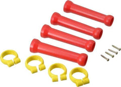 Value Collection - 1/2" Hose Inside Diam, Coolant Hose Extension Element Kit - Includes (4) 1/2" Element Clamps, (4) 1/2" Extension Elements, for Use with Snap Together Hose System, 8 Pieces - USA Tool & Supply