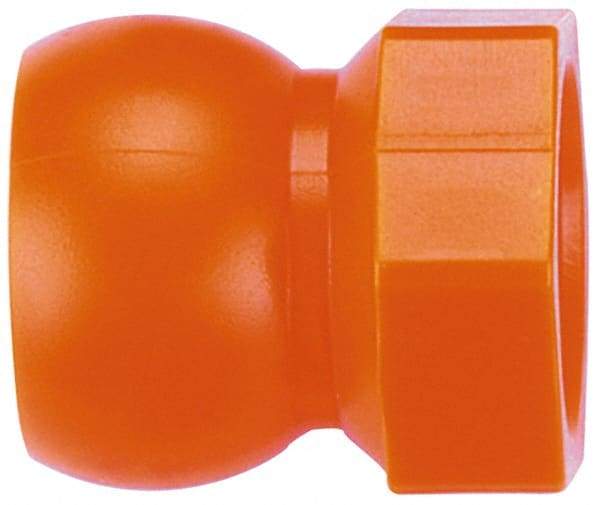 Value Collection - 4 Piece, 1/2" Hose ID, Male to Female Coolant Hose Flare Nut Adapter - 5/8" Thread, For Snap Flow Modular Hose Systems - USA Tool & Supply