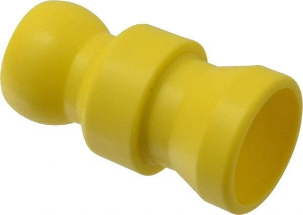 Value Collection - 2 Piece, 1/2" ID Coolant Hose Connection Valve - Male to Female Connection, POM Body, Unthreaded, Use with Snap Together Hose Systems - USA Tool & Supply