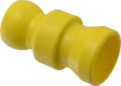 Value Collection - 2 Piece, 1/2" ID Coolant Hose Connection Valve - Male to Female Connection, POM Body, Unthreaded, Use with Snap Together Hose Systems - USA Tool & Supply