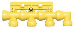 Value Collection - 1/2" Hose Inside Diam, Coolant Hose Manifold - For Use with Snap Together Hose System, 8 Pieces - USA Tool & Supply