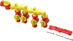 Value Collection - 1/2" Hose Inside Diam, Coolant Hose Manifold - For Use with Snap Together Hose System, 6 Pieces - USA Tool & Supply