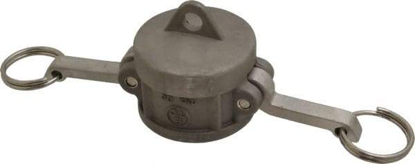 EVER-TITE Coupling Products - 1-1/2" Stainless Steel Cam & Groove Suction & Discharge Hose Dust Cap For Use with Adapters - Part DC, 250 Max psi - USA Tool & Supply