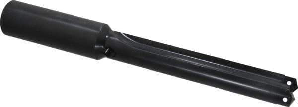 Allied Machine and Engineering - Series 2, 31/32 to 1-3/8" Diam, 1-1/4" Diam Straight Shank, Straight Flute Spade Drill - 5-3/8" Max Depth, 6-41/64" Body Length, 10" OAL, Intermediate Length, Through Coolant - USA Tool & Supply