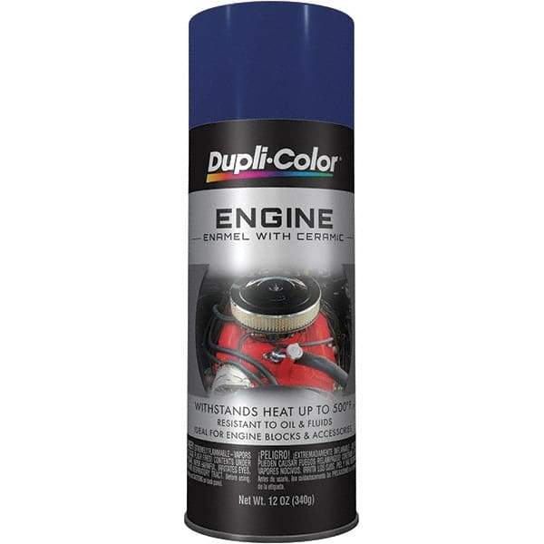 Krylon - 12 oz Ford Dark Blue Automotive Heat Resistant Paint - High Gloss Finish, Comes in Aerosol Can - USA Tool & Supply