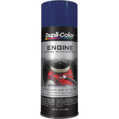 Krylon - 12 oz Ford Dark Blue Automotive Heat Resistant Paint - High Gloss Finish, Comes in Aerosol Can - USA Tool & Supply