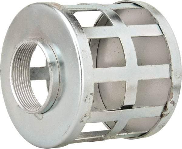 Kuriyama of America - 2" Hose, Square Hole Strainer - Plated Steel - USA Tool & Supply