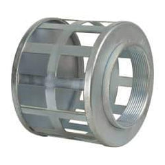 Kuriyama of America - 4" Hose, Square Hole Strainer - Plated Steel - USA Tool & Supply