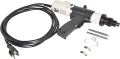 Ingersoll-Rand - Pistol Grip Handle, 400 RPM, 15 to 40 In/Lb Torque, Electric Screwdriver - 1/4" Bit Holder, 115 Volts, 0.45 Amps - USA Tool & Supply