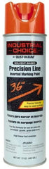 Rust-Oleum - 17 fl oz Red Marking Paint - 600' to 700' Coverage at 1" Wide, Solvent-Based Formula - USA Tool & Supply