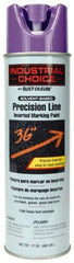 Rust-Oleum - 17 fl oz Purple Marking Paint - 600' to 700' Coverage at 1" Wide, Solvent-Based Formula - USA Tool & Supply