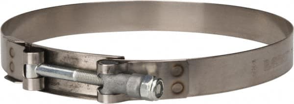 Campbell Fittings - 6" Hose, 3/4" Wide x 0.025" Thick, T-Bolt Band Clamp - USA Tool & Supply