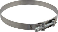 Campbell Fittings - 7-1/4" Hose, 3/4" Wide x 0.025" Thick, T-Bolt Band Clamp - Stainless Steel - USA Tool & Supply