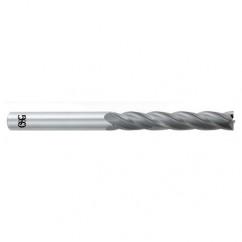 25mm Dia. x 153mm Overall Length 4-Flute Square End Solid Carbide SE End Mill-Round Shank-Center Cutting-Uncoated - USA Tool & Supply