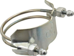 Kuriyama of America - 3" Hose, Spiral Double Bolt Hose Clamp - Plated Steel - USA Tool & Supply