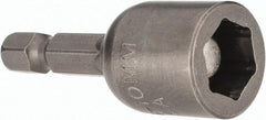 Proto - 10mm Magnetic Nutsetter - 1/4" Hex Drive, 2-9/16" OAL - USA Tool & Supply