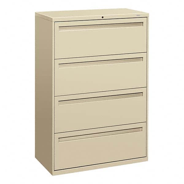 Hon - File Cabinets & Accessories Type: Lateral Files Number of Drawers: 4 - USA Tool & Supply
