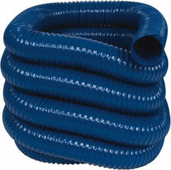 Hi-Tech Duravent - 3" ID, 25' Long, PVC Blower & Duct Hose - Blue, 4-1/4" Bend Radius, 22 In/Hg, 24 Max psi, -20 to 180°F, Abrasion and Chemical Resistant - USA Tool & Supply