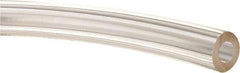 Made in USA - 1/4" ID x 1/2" OD, 1/8" Wall Thickness, Cut to Length (50' Standard Length) Plastic Tube - Clear, 62 Max psi, 63 Hardness - USA Tool & Supply