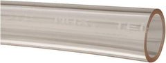 Made in USA - 1/2" ID x 5/8" OD, 1/16" Wall Thickness, Cut to Length (50' Standard Length) Plastic Tube - Clear, 20 Max psi, 63 Hardness - USA Tool & Supply