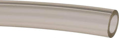 Made in USA - 1/2" ID x 3/4" OD, 1/8" Wall Thickness, Cut to Length (50' Standard Length) Plastic Tube - Clear, 36 Max psi, 63 Hardness - USA Tool & Supply