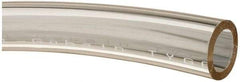 Made in USA - 5/8" ID x 7/8" OD, 1/8" Wall Thickness, Cut to Length (50' Standard Length) Plastic Tube - Clear, 30 Max psi, 65 Hardness - USA Tool & Supply