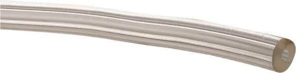 Made in USA - 1/16" ID x 3/16" OD, 1/16" Wall Thickness, Cut to Length (50' Standard Length) Plastic Tube - Clear, 70 Max psi, 40 Hardness - USA Tool & Supply