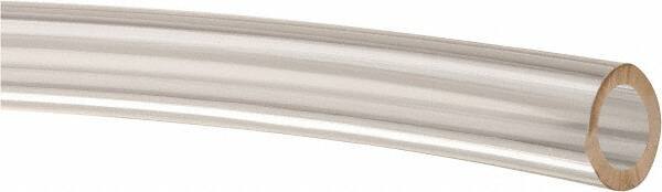 Made in USA - 1/4" ID x 3/8" OD, 1/16" Wall Thickness, Cut to Length (50' Standard Length) Plastic Tube - Clear, 25 Max psi, 40 Hardness - USA Tool & Supply