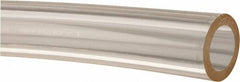 Made in USA - 1/2" ID x 3/4" OD, 1/8" Wall Thickness, Cut to Length (50' Standard Length) Plastic Tube - Clear, 25 Max psi, 40 Hardness - USA Tool & Supply