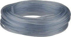 Made in USA - 1/16" ID x 3/16" OD, 1/16" Wall Thickness, 50' Long, Tygon Tube - Clear, 90 Max psi, 64 Hardness - USA Tool & Supply