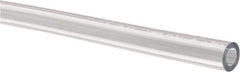 Made in USA - 3/16" ID x 5/16" OD, 1/16" Wall Thickness, Cut to Length (50' Standard Length) Plastic Tube - Clear, 14 Max psi, 63 Hardness - USA Tool & Supply