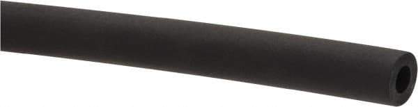 Made in USA - 1/4" ID x 1/2" OD, 1/8" Wall Thickness, Cut to Length (50' Standard Length) Norprene Tube - Black, 19 Max psi, 60 Shore A Hardness - USA Tool & Supply