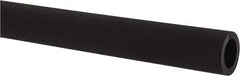 Made in USA - 3/8" ID x 9/16" OD, 3/32" Wall Thickness, Cut to Length (50' Standard Length) Norprene Tube - Black, 11 Max psi, 60 Shore A Hardness - USA Tool & Supply