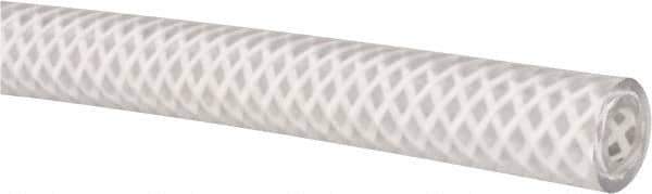 Made in USA - 1/4" ID x 1/2" OD, 1/8" Wall Thickness, Cut to Length (100' Standard Length) PVC Tube - Clear, 248 Max psi, 80 Hardness - USA Tool & Supply