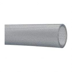 Made in USA - 2" ID x 2-1/2" OD, 1/4" Wall Thickness, Cut to Length (50' Standard Length) PVC Tube - Clear, 80 Max psi, 80 Hardness - USA Tool & Supply