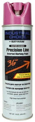 Rust-Oleum - 17 fl oz Purple Marking Paint - 600' to 700' Coverage at 1" Wide, Water-Based Formula - USA Tool & Supply