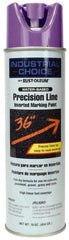 Rust-Oleum - 17 fl oz Purple Marking Paint - 600' to 700' Coverage at 1" Wide, Water-Based Formula - USA Tool & Supply