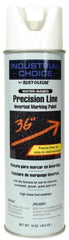 Rust-Oleum - 17 fl oz White Marking Paint - 600' to 700' Coverage at 1" Wide, Water-Based Formula - USA Tool & Supply