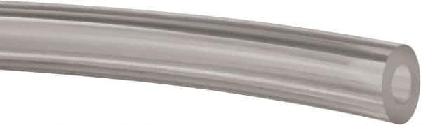 Made in USA - 1/4" ID x 1/2" OD, 1/8" Wall Thickness, Cut to Length (100' Standard Length) Polyurethane Tube - Clear, 71 Max psi - USA Tool & Supply