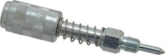 PRO-LUBE - 1/8 Thread, Needle Nose Adapter Grease Gun Adapter - 19/32" Needle Length x 4.75mm Needle Diam, NPT Thread, Quick Disconnect Adapter - USA Tool & Supply