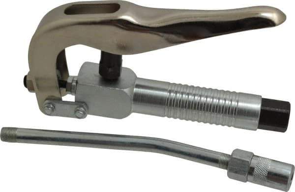 PRO-LUBE - 1/4 Inlet Thread, 1/8 Outlet Thread, Steel Grease Control Valve - FNPT Outlet Thread, FNPTF Inlet Thread - USA Tool & Supply