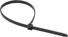 Thomas & Betts - 13.2" Long Black Polypropylene Standard Cable Tie - 60 Lb Tensile Strength, 1.52mm Thick, 4" Max Bundle Diam - USA Tool & Supply