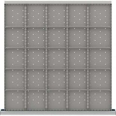 LISTA - 25-Compartment Drawer Divider Layout for 3.15" High Drawers - USA Tool & Supply