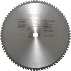 Porter-Cable - 14" Diam, 1" Arbor Hole Diam, 80 Tooth Wet & Dry Cut Saw Blade - Carbide-Tipped, Cutoff Action, Standard Round Arbor - USA Tool & Supply