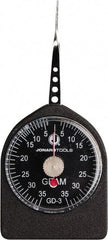 Jonard Tools - 0.08 Lb. Capacity, Mechanical Tension and Compression Force Gage - 1 gf Resolution, Aluminum Housing - USA Tool & Supply