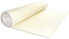 Made in USA - 5/8 Inch Thick x 60 Inch Wide x 60 Inch Long, Pressed Wool Felt Sheet - 10 Lbs/Square Yd., White, 500 psi - USA Tool & Supply