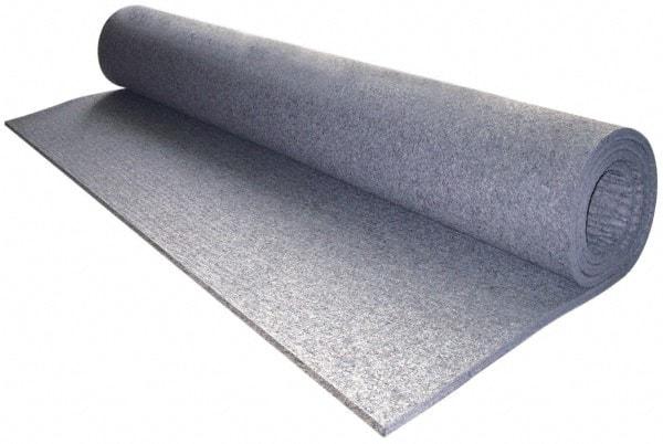 Made in USA - 1/8 Inch Thick x 60 Inch Wide x 60 Inch Long, Pressed Wool Felt Sheet - 2 Lbs/Square Yd., Gray, 400 psi - USA Tool & Supply