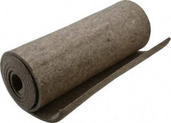 Made in USA - 1/4 Inch Thick x 60 Inch Wide x 12 Inch Long, Pressed Wool Felt Sheet - 4 Lbs/Square Yd., Gray, 400 psi - USA Tool & Supply